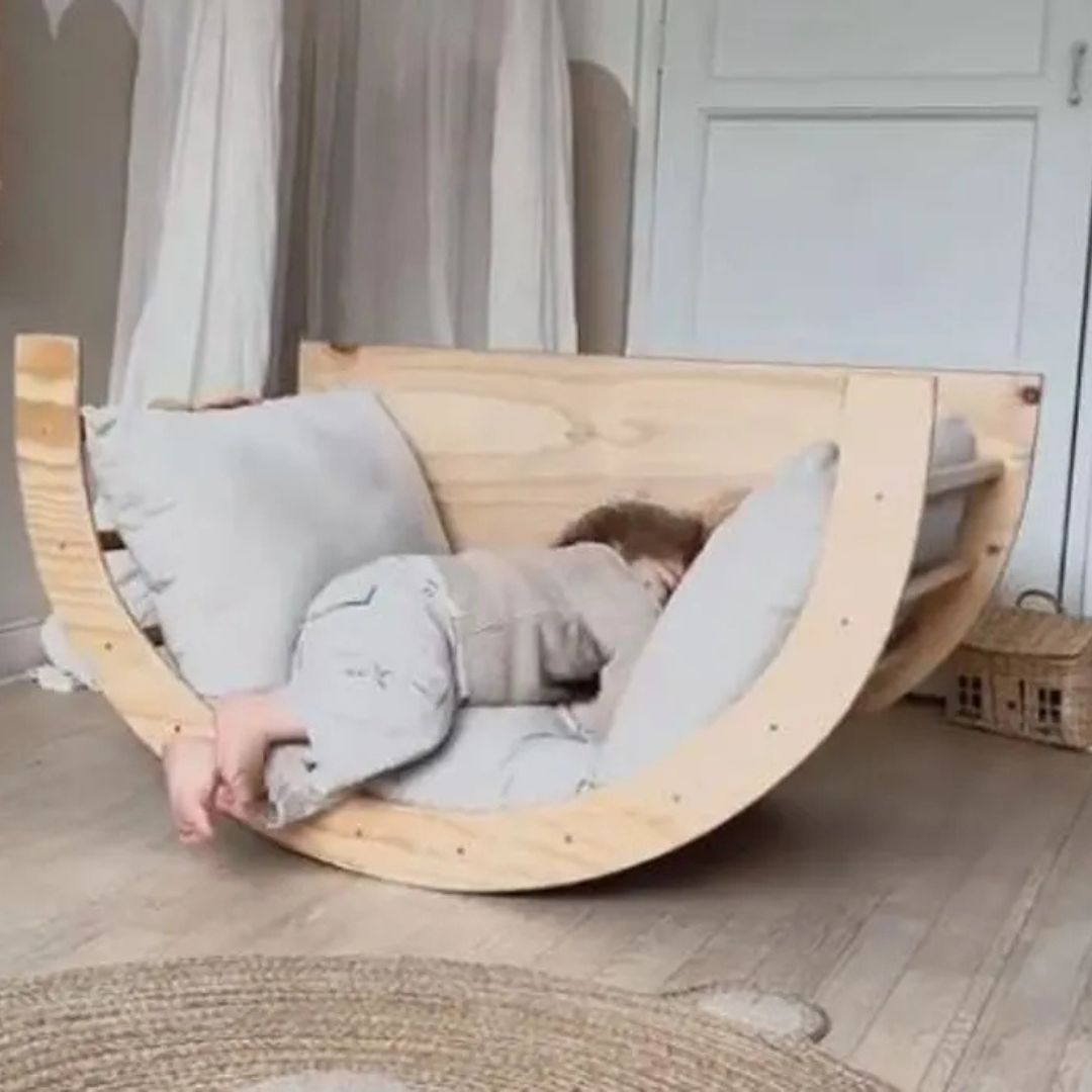 Multi-Functional Wooden Play Set With Cushions