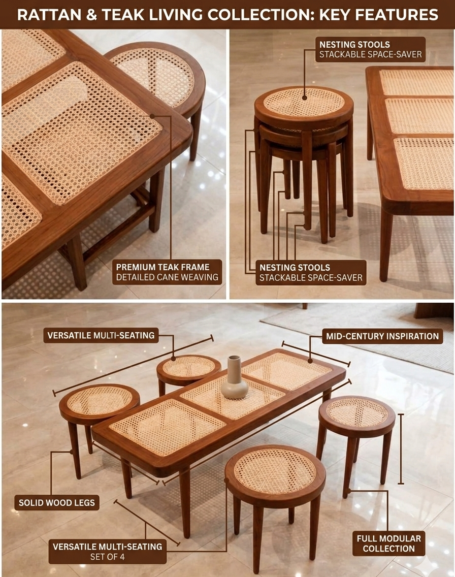 The Rattan & Rosewood Oasis Collection