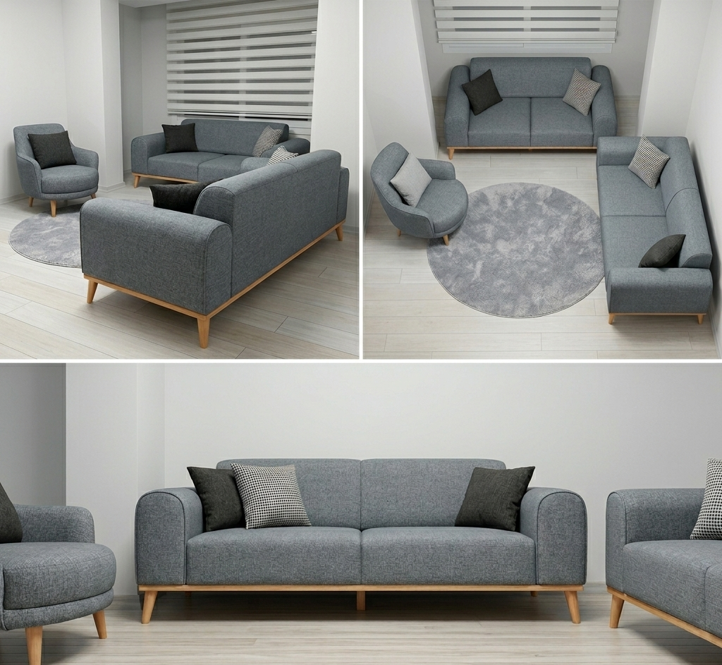 The Nordic Slate Living Suite