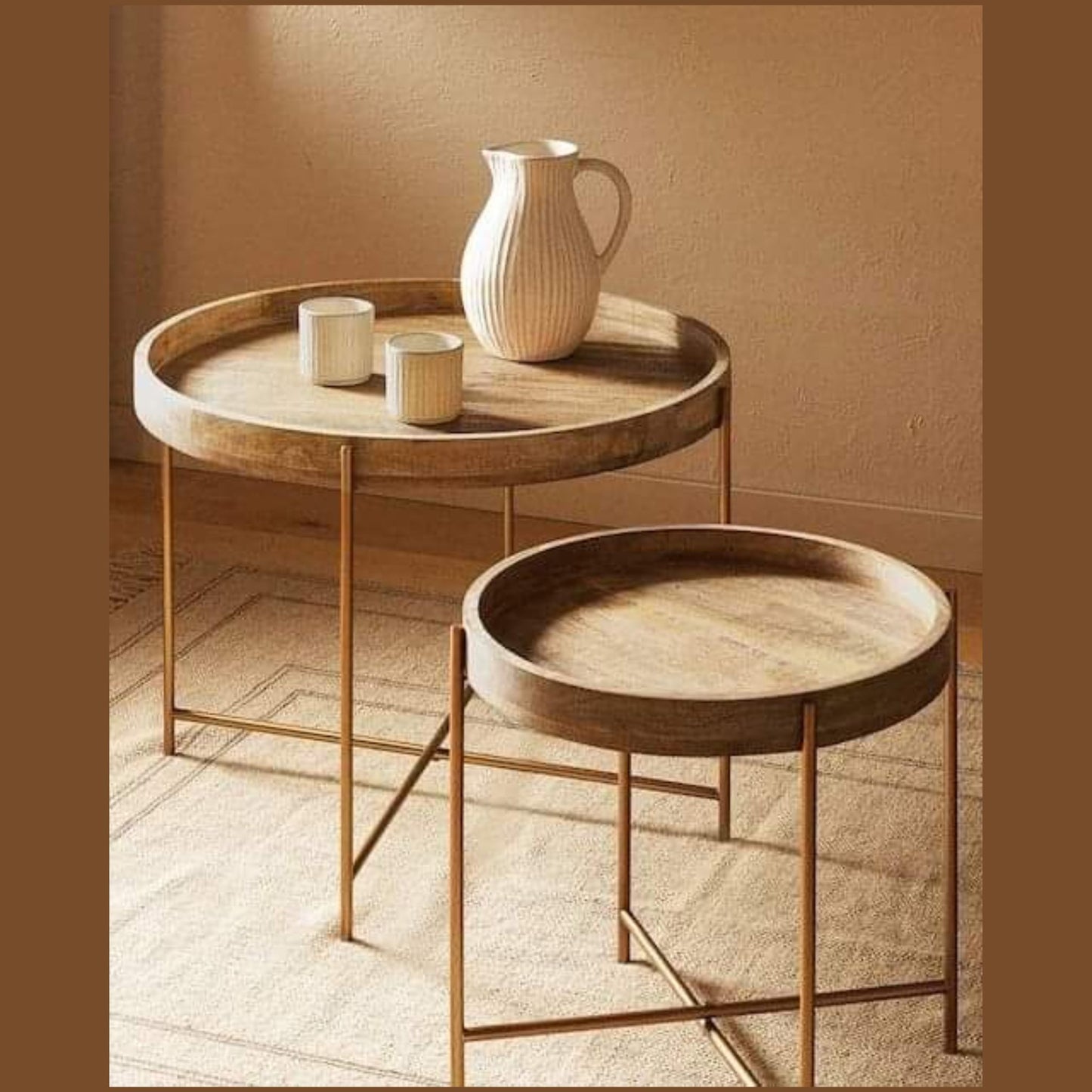 Tray Table, Bedside Table Coffee Table,