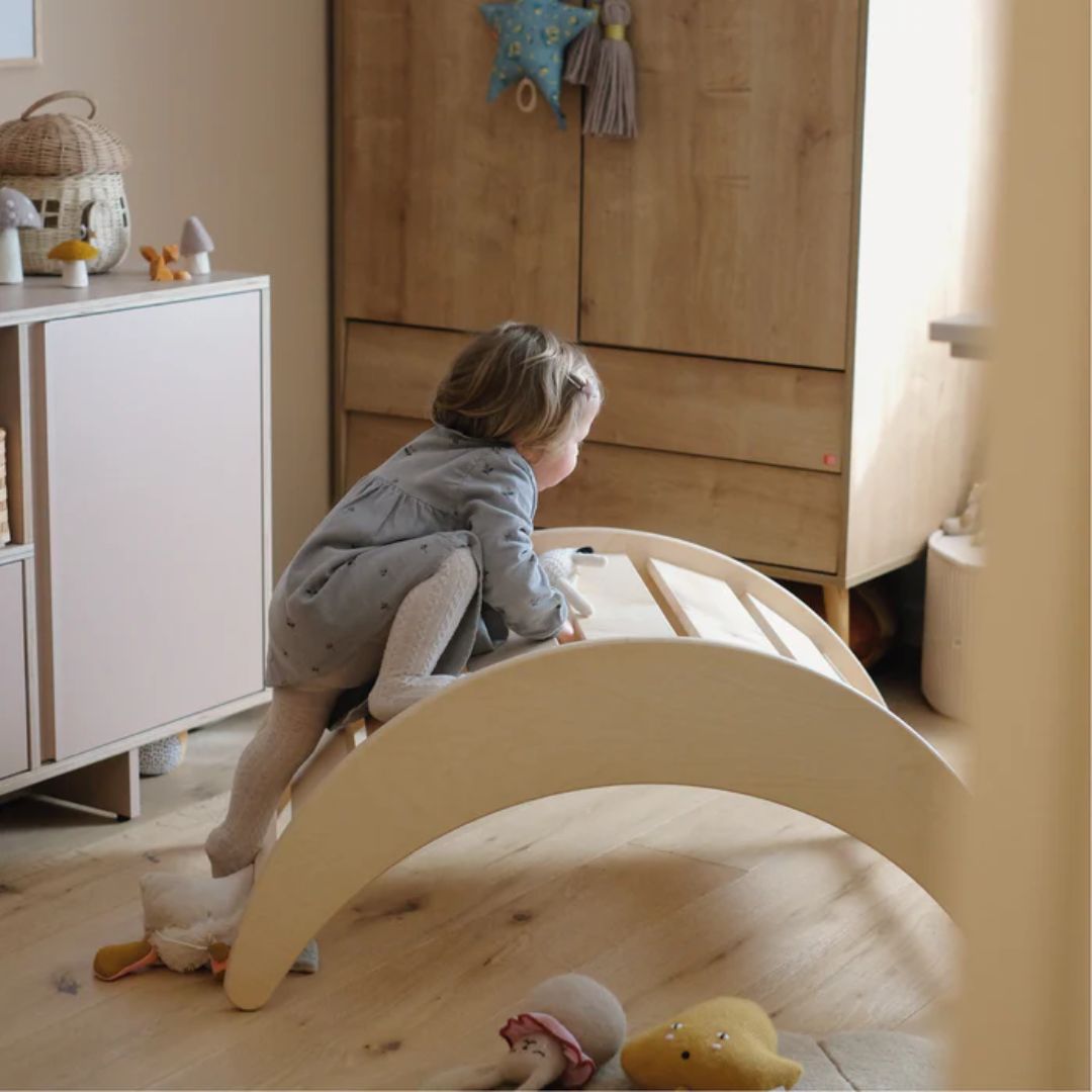 Wooden Rocker and Climber for Kids