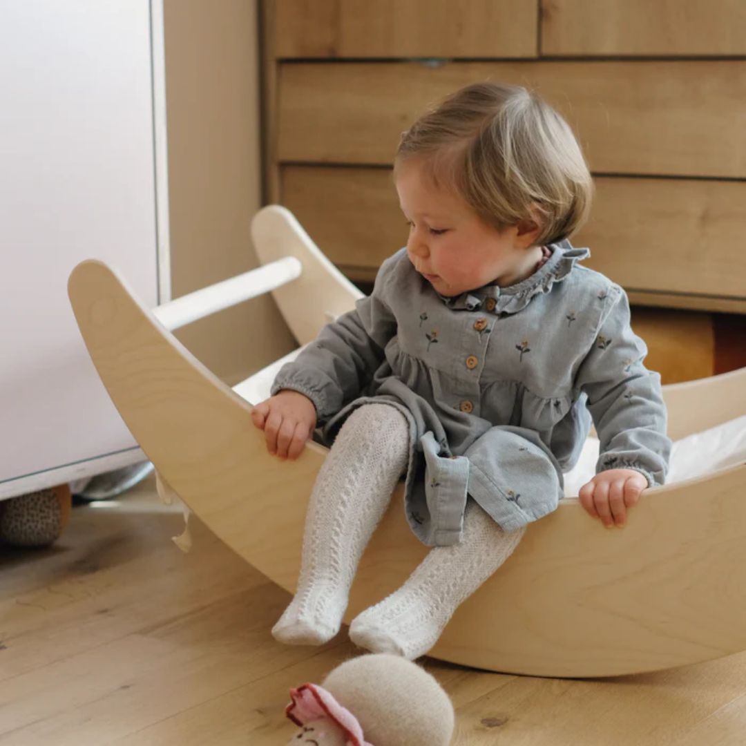 Wooden Rocker and Climber for Kids