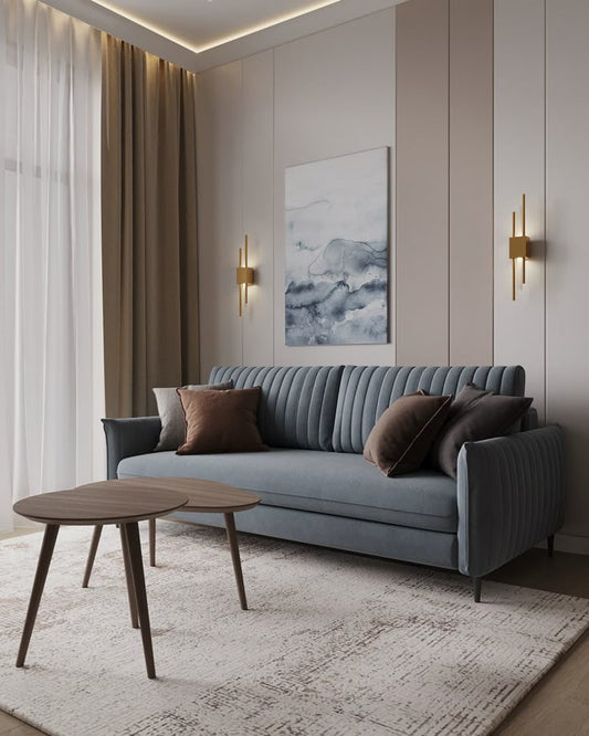 Aurelia Channel-Tufted Sofa