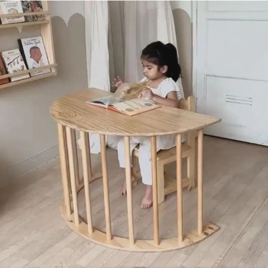 Multi-Functional Wooden Play Set With Cushions