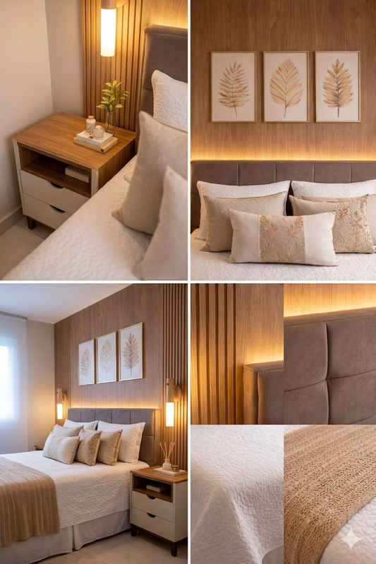 The Sienna Box-Tuft Platform Bed