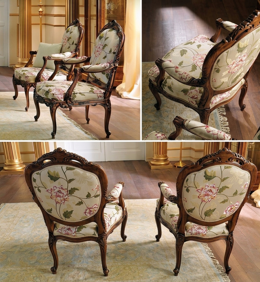 Royal Blossom Chairs Set