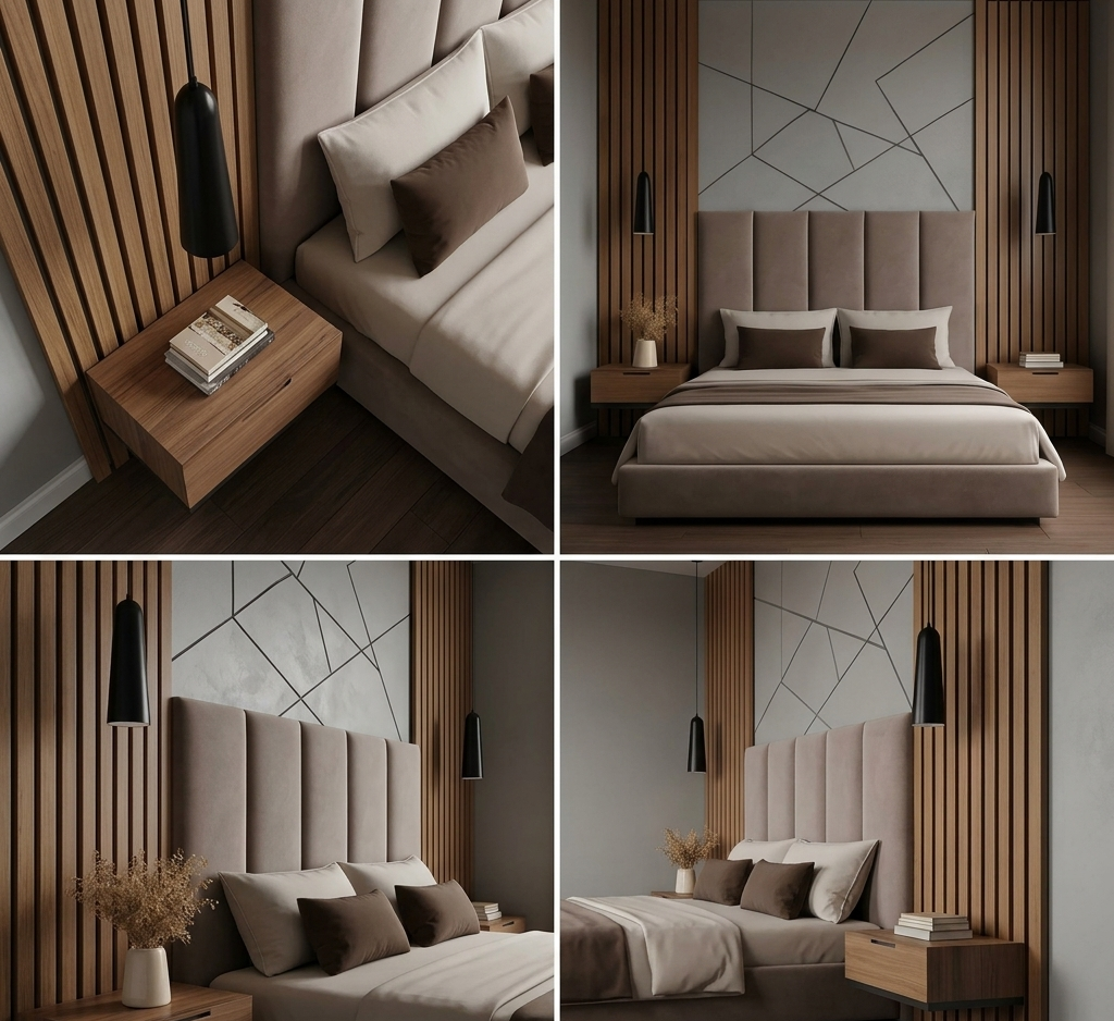 Mid-Century Modern Bed