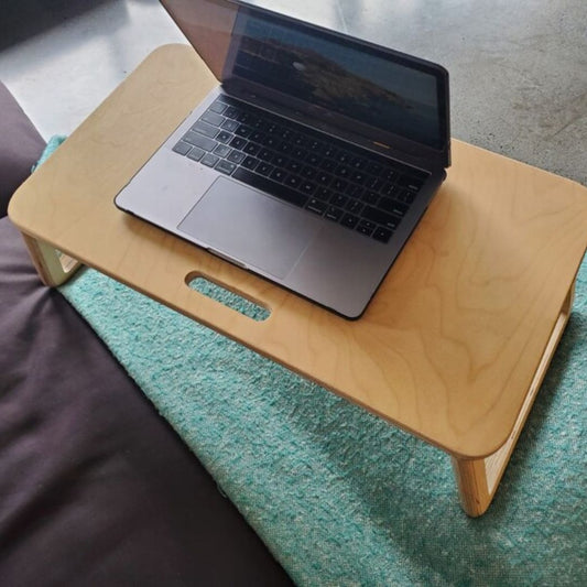 Portable Wooden Desk for Couch & Bed Use