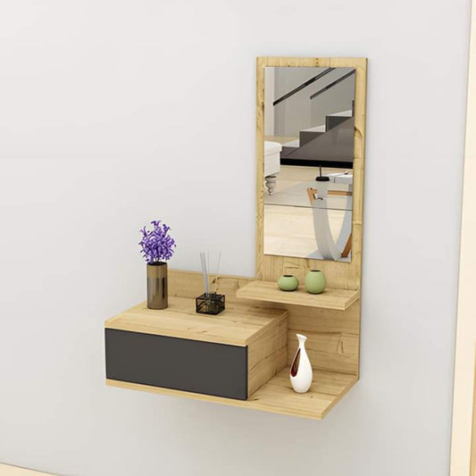 Wall Mounted Dressing Table With Drawer