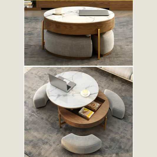 Multi-Function Table Convertible Coffee Table To Dining Table